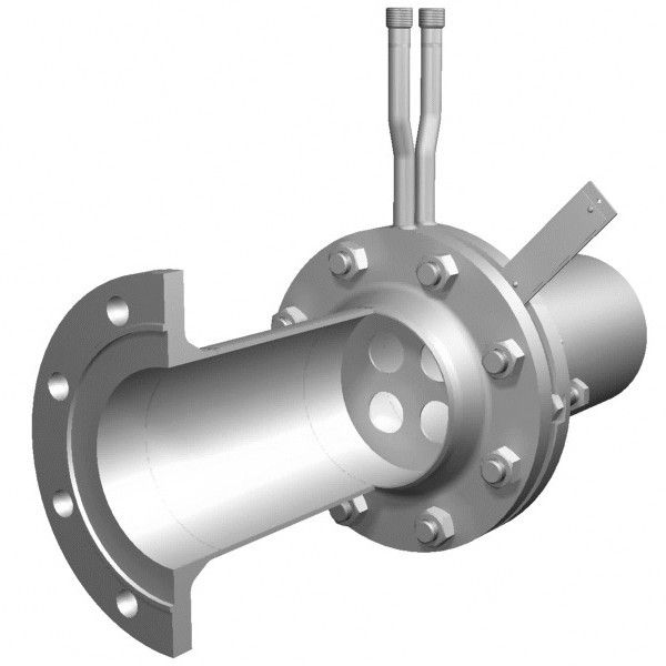 Měřicí trať s víceotvorovou clonou | Meter tube with multi-hole orifice plate